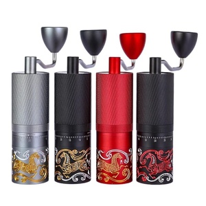 Moulin à café manuel portable pour usage domestique, design classique traditionnel, option de logo personnalisé, réglage externe. - Product Image 5