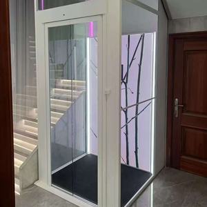 Ascensor Residencial de Venta Directa de Fábrica, Elevador Panorámico de Cristal para el Hogar, Ascensor Residencial Interior de Una Sola Cabina - Product Image 1