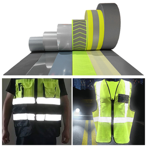 Wanxiao Chất Liệu Phản Quang Của Quần Áo May Trên Băng Vải Phản Quang Công Nghiệp Rửa Cao Ánh Sáng Bạc TC Băng Phản Quang Dải - Product Image 4