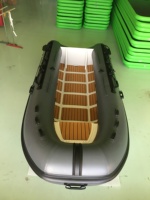 Bateau à rames gonflable Double, 3 m, profond V, coque en aluminium