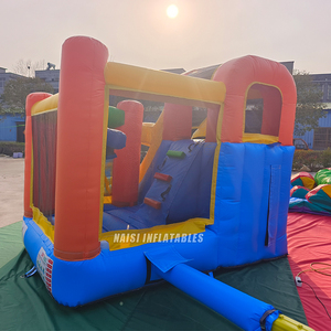 Castillo Inflable Pequeño de Bajo Precio con Tobogán y Zona de Salto, Trampolín Comercial para Interiores, Juguete para Niños Pequeños, Ideal para Cumpleaños - Product Image 4