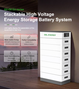 Batterie haute tension GSL ENERGY 20 kWh, prix usine, batterie HV 20 kW empilée, batterie de stockage d'énergie solaire séparée - Product Image 4