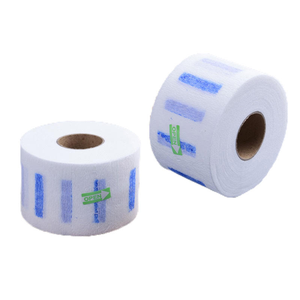 Approvisionnement d'usine 100 bandes barbier cou papier colle collante couvrant papier collier salon <span class=keywords><strong>de</strong></span> coiffure jetable <span class=keywords><strong>coupe</strong></span> <span class=keywords><strong>de</strong></span> <span class=keywords><strong>cheveux</strong></span> cou volants papier - Product Image 2