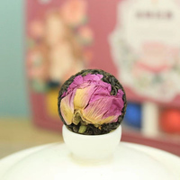 Fabriqué à la main Mini Boule Naturel Detox Blooming Fleur Boule Tisane Cadeau Tube De Verre Santé Jasmin Hibiscus