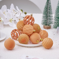 Offre Spéciale : Ensemble de Boules de Noël Transparentes en PVC, Ornements Floqués en Plastique pour Arbre de Noël, Idéales pour Décorations Festives