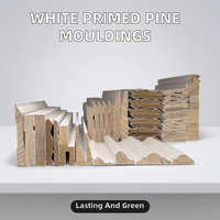 Plinthe décorative en bois de pin blanc apprêté Reshine, moderne, écologique, durable, imperméable, installation facile