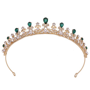 Couronne <span class=keywords><strong>de</strong></span> Mariée Tendance en Alliage, Accessoire Floral pour <span class=keywords><strong>Bouquet</strong></span>, <span class=keywords><strong>Tiare</strong></span> <span class=keywords><strong>de</strong></span> Mariage et Anniversaire Or et Argent, Décoration Couronne <span class=keywords><strong>de</strong></span> Reine - Product Image 6