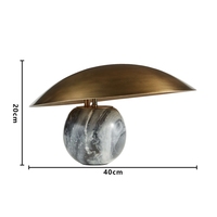 Canapé scandinave moderne pour salon, lampes en marbre pour chambre à coucher, lampes de chevet simples et rétro pour bureau