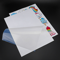 Vente flash - Papier autocollant transparent imprimable A4 8,5x11 pouces, imperméable, pour imprimante jet d'encre et laser