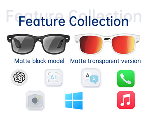 G3 KI-Smartbrille mit <span class=keywords><strong>Bluetooth</strong></span> HD 8MP Kamera Mikrofon Lautsprecher und Touch-Sprachassistent Sonnenbrille mit Sonnenschutz - Product Image 3