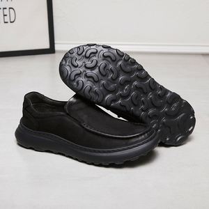Chaussures plates extra larges pour femmes, légères, respirantes, à bout carré, pour personnes âgées, mocassins décontractés en cuir, vente en gros - Product Image 3
