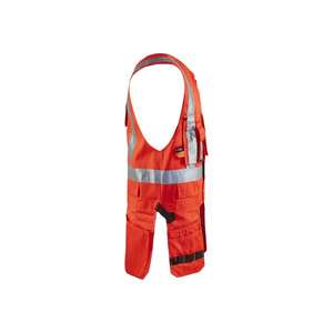 BLAKLADER - 302718045500XS Chaleco de herramientas de alta visibilidad Rojo-EAN 7330509841143 ROPA DE TRABAJO DE LA HI-VIS - Product Image 4
