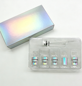 Impresión Personalizada, Embalaje Impermeable para Péptidos, Etiqueta <span class=keywords><strong>de</strong></span> 2 ml/3 ml/10 ml y <span class=keywords><strong>Caja</strong></span> para Péptidos, 1 Paquete <span class=keywords><strong>de</strong></span> 10 Viales, Bandeja <span class=keywords><strong>de</strong></span> Plástico, <span class=keywords><strong>Caja</strong></span> Holográfica - Product Image 1