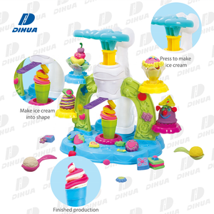 Kit d'outils de pâte à <span class=keywords><strong>modeler</strong></span> en Plasticine colorée, pour enfants, créations de <span class=keywords><strong>cuisine</strong></span>, Machine à crème glacée, ensemble de jeu de pâte à <span class=keywords><strong>modeler</strong></span> en Plasticine - Product Image 1