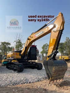 Excavadora Usada Económica Sany SY245H con Cucharón de Excavación, Equipo de Construcción de 24 Toneladas para Excavación con Certificación CE EPA en Stock - Product Image 1
