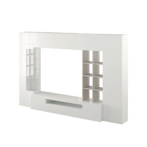 Meuble TV moderne multifonctionnel, meuble en bois durable, design tendance, table de salon, support TV <span class=keywords><strong>DECOHOME</strong></span> 147 cm ouvert - Product Image 5