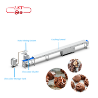 2025 LST nouvelle mise à jour chocolat arachide grappe Machine déposant pour lait fruits farine couverts noix nouveau Design chocolat couvert