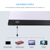 Peinture Light Pad Lightpad Board A3 Portable Dessin Graphique Tabletg Croquis Planche À Dessin LED Tablette À Dessin