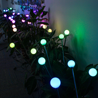 Éclairage de jardin extérieur à commande DMX, ampoule à pixels à brancher au sol, décoration intérieure, lumière à pixels