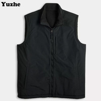Veste coupe-vent d'extérieur pour homme, veste en polaire chaude, veste double couche réversible, softshell, polaire, gilet d'hiver pour homme