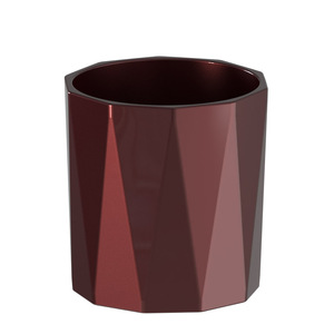 Maceta triangular decorativa F203L que mejora los arreglos florales en eventos y exposiciones - Product Image 1