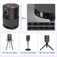 Projecteur portable OEM/ODM A3 Android Mini LED vidéo 3D 4K 1080P DLP WIFI pour cinéma 4K et camping