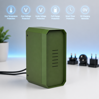 Chargeur de batterie au lithium intelligent haute performance à double compartiment pour batteries Li-Ion BB-259/U