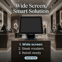 Moniteur à écran tactile multi-touch 15 pouces 1024*768 pcap POS