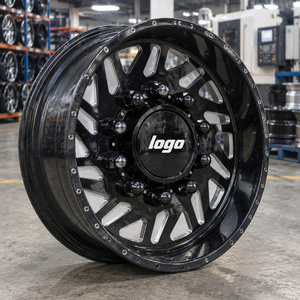 Jantes forgées American Force 6H02 <span class=keywords><strong>SIEGE</strong></span>, jantes en alliage tout-terrain, 20, 22, 24, 26 pouces, 6x165.1 pour Ford Bronco Big Bend Chevrolet Colorado WT - Product Image 1