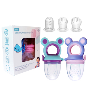 BPA Free Baby <strong>Fruit</strong> Feeder Set Squeeze Feeding Infant Food Dispensing With Baby <strong>Dummy</strong> Pacifier - Product Image 1