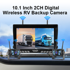 Wireless <b>Camera</b> Monitor Kit System Car Security Rear Vicew 2CH 10.1 Inch Screen DVR BUS Truck Trailer Backup Wireless-10.1-x36-S - Product Image 5