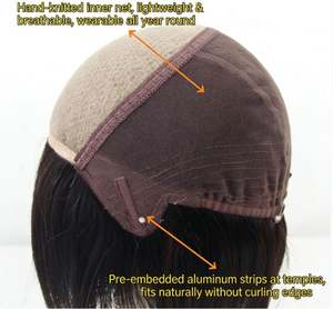 Extensiones de Cabello Humano Indio 100% Remy con Cierre de Encaje, Base de Seda, Cabello Liso y Ondulado Sedoso - Product Image 3