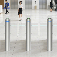 Tourniquet de contrôle d'accès anti-collision en acier inoxydable 304 avec logo personnalisé, couleur et taille pour école, usine, communauté