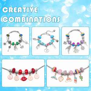 Personalized Name Birthstone Bracelet for Women Custom <b>Plastic</b> Educational DIY Toy Set Charms Trendy <b>Beaded</b> Bracelet Ages 3+ - Product Image 2