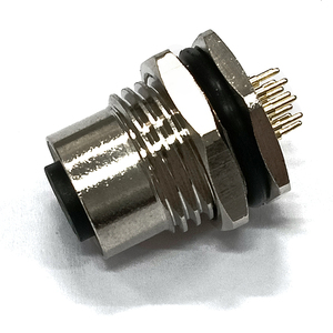 M12 3 4 5 8 12 broches A B Dcode câble étanche mâle/femelle IP67 /68 panneau de signal en ligne moulé avec connecteur M12 - Product Image 2