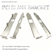 Soporte PCI Personalizado en Blanco, Niquelado, SPCC Estampado, Cubierta para Ranura PCI para Servidor de Computadora