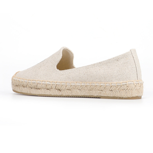 <span class=keywords><strong>Espadrilles</strong></span> en toile pour femmes, bout fermé, à enfiler, chaussures décontractées, brodées, en lin, semelle plate, respirantes, antidérapantes, printemps-été - Product Image 5