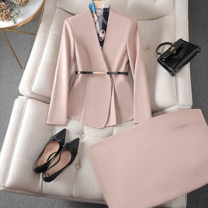 Completo <span class=keywords><strong>Donna</strong></span> Due Pezzi Professionale di Lusso Elegante e alla Moda Tuxedo da <span class=keywords><strong>Donna</strong></span> per Ufficio e Business <span class=keywords><strong>Pantaloni</strong></span> e Giacca - Product Image 4