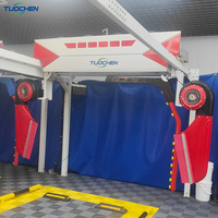 Sistem Cuci Mobil Otomatis Tanpa Sentuh dengan Pembersihan Tanpa Kontak, Semprotan Busa & Pengeringan Udara
