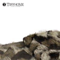 Tiff Home 240*70cm couverture en peluche biologique en forme de laine vente directe en gros personnalisée pour la décoration intérieure