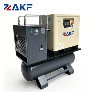 ZAKF 工业螺杆式空气压缩机 3KW <span class=keywords><strong>4HP</strong></span> 一体式干燥罐风冷油润滑单相230V - Product Image 5
