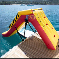 Glissière gonflable de petite taille de piscine de glissière gonflable de yacht pour des jouets de plage de yacht de bateau