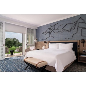<span class=keywords><strong>Base</strong></span> Letto Matrimoniale King Size in Metallo con Testiera Imbottita, Design Moderno Commerciale Europeo, Materiali di Grado E1, per Appartamenti e <span class=keywords><strong>Hotel</strong></span> - Product Image 4