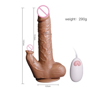 Masturbateur féminin réaliste, gode vibrant automatique, télescopique, chauffant, télécommande, étanche au quotidien, jouet sexuel pour adultes - Product Image 1