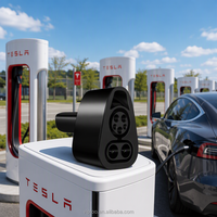 Nouvelle Offre Spéciale : Adaptateur EV CCS1 vers NACS IP54 avec Prise et Fiche, Charge Rapide AC/DC 80A pour Tesla