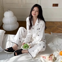 XIXITIAO 2026 Nouvelles pantoufles en coton à pois de style coréen pour femmes, semelle souple antidérapante en EVA, chaussures d'intérieur pour la maison et la chambre