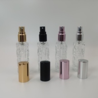 Flacons de parfum vides en verre de 10 ml, uniques, en gros, avec pulvérisateur à pompe, rechargeables, emballage carton, sérigraphie, support OEM/ODM, cosmétiques