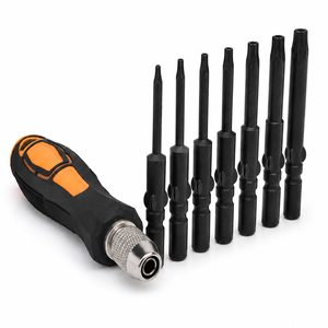 Wholesale <b>Security</b> Torx Screwdriver Kit Steel Tamper Proof Star <b>Bits</b> with Comfort Handle - Product Image 3