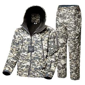 Veste légère personnalisée pour hommes imperméable et respirante veste de pluie de pêche de camouflage veste de chasse de camouflage en plein air - Product Image 5