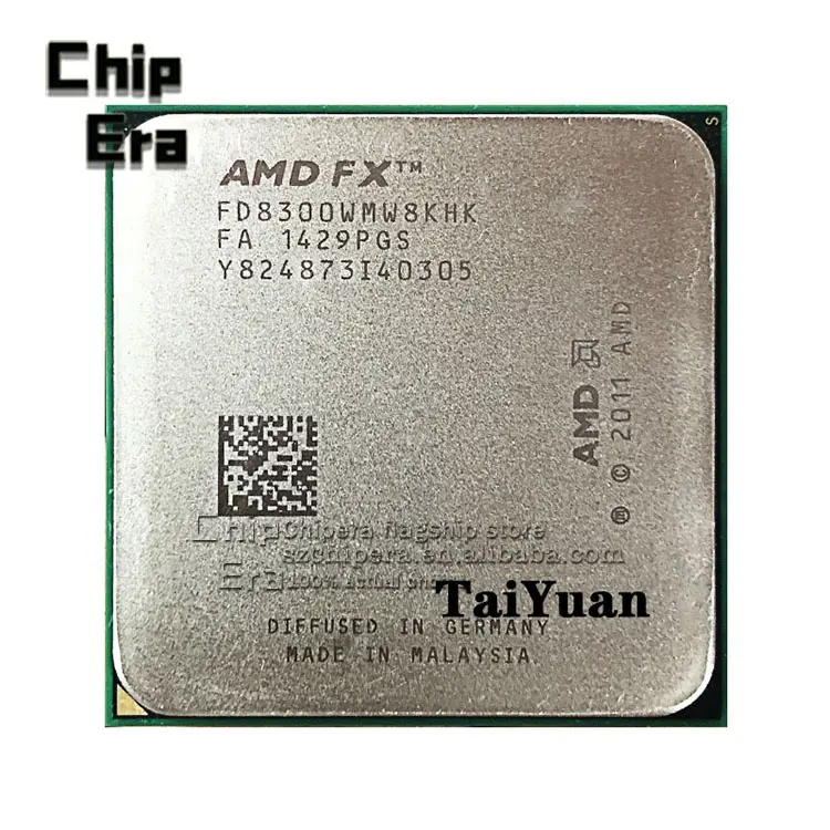 AMD FX-Series FX 8300 Socket AM3+ 95W 3.3GHz 940-pin Eight-Core Desktop Processor CPU fx8300 socket am3+